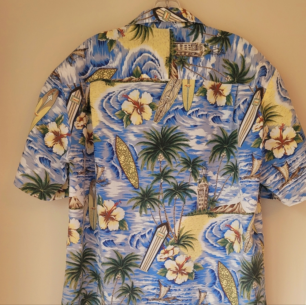 Royal Creations Vintage Hawaiian  Men's Shirt, Floral, Size L - Picture 4 of 9
